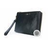 Tory Burch 22159116 Brody Large Wristlet Black Calfskin Pouch Ghw-1