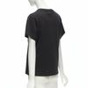 LOUIS VUITTON Volleyball Space graphic chain trimmed black cotton tshirt XS-5