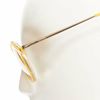 LOEWE SLW450 48 23 L03X yellow round frame brown tint sunglasses-1