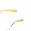 LOEWE SLW450 48 23 L03X yellow round frame brown tint sunglasses-6
