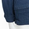 YOHJI YAMAMOTO Y's blue wool cotton blend minimal zip bomber jacket-6