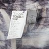 YOHJI YAMAMOTO 100% silk grey beige abstract print relaxed shirt JP2 M-7