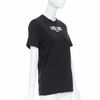 GIVENCHY I FEEL LOVE black cotton white print crew neck tshirt XS-2
