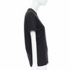 GIVENCHY I FEEL LOVE black cotton white print crew neck tshirt XS-3