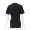 GIVENCHY I FEEL LOVE black cotton white print crew neck tshirt XS-4