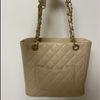 Chanel 香奈兒牛皮托特米黃色 PST Tote-3