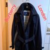 女M碼/Burberry London 女神長款風衣/經典NOVA 格紋/長90cm-2