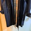女M碼/Burberry London 女神長款風衣/經典NOVA 格紋/長90cm-11
