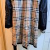 女M碼/Burberry London 女神長款風衣/經典NOVA 格紋/長90cm-22