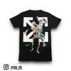 ‼️雙11限時優惠‼️ 【OFF-WHITE】骷髏女孩印花 T恤 黑-0