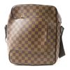 LOUIS VUITTON Monogram Olaf金扣肩背袋棕色-1
