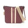 Michael Kors JET SET 旅行小號單肩包 35F4GTVC5I PVC 塗層帆布皮革波爾多全新女式-0