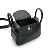 HERMES Mini lindy - 黑銀-5