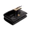 【FENDI 芬迪】Micro Trifold Baguette 微型 三摺疊 納帕皮革 卡夾 短夾 皮夾 黑色 8M0395-2