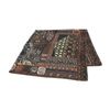 愛馬仕 HERMES Carre Gean 140 斜紋 Tapis Persans 圍巾絲綢女式黑色多色-1