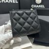 香奈兒Chanel荔枝牛皮8卡零錢短夾-6