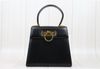 「JL精品代購」 98新 Ferragamo 黑金馬蹄博物館-2