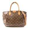 LOUIS VUITTON Monogram Turenne MM金扣手挽肩背兩用袋棕色-0