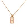 HERMES 18K玫瑰金Kelly Cadenas Pendant項鍊-0