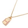 HERMES 18K玫瑰金Kelly Cadenas Pendant項鍊-1