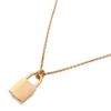 HERMES 18K玫瑰金Kelly Cadenas Pendant項鍊-2