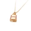 HERMES 18K玫瑰金Kelly Cadenas Pendant項鍊-4