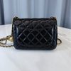 Chanel 金球方胖 黑金 晶片款 99新-2