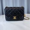 Chanel 金球方胖 黑金 晶片款 99新-4