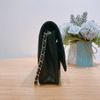 TW4166 Chanel香奈兒 經典鏈條翻蓋包菱格羊皮黑色銀扣 Wallet On Chain Black-2