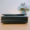 TW4166 Chanel香奈兒 經典鏈條翻蓋包菱格羊皮黑色銀扣 Wallet On Chain Black-4