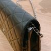 TW4166 Chanel香奈兒 經典鏈條翻蓋包菱格羊皮黑色銀扣 Wallet On Chain Black-8