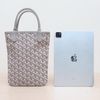 GOYARD(高雅德) 老花 PVC 無 goyard poitiers雙面托特 豎版 mini 21CM-2