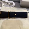 Loewe 雙面兩用皮帶 黑啡-7