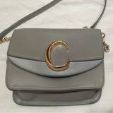 Chloe C clutch bag 大象灰