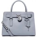 限時優惠活動MICHAEL KORS 鎖頭防刮皮革兩用包-灰藍Michael Kors 鎖頭 灰藍色短肩揹包 手提包 兩用包 絕版