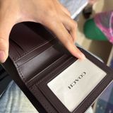 Coach老花女用短夾