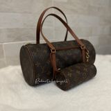 🈹LV Vintage Papillon 中古巴比龍老花子母包🤎