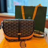 【全新正品】Goyard Belvedere 3 PM Noir 經典黑 信差斜背包｜附防塵袋+購物袋｜稀有現貨