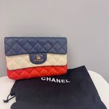 Chanel CF法國特別版 Perforated 羊皮
