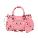 BALENCIAGA Neo Cagole 手袋 M 單肩包 7515211VG9Y5812 皮革 粉紅色 新款 女士