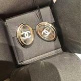 Chanel香奈兒25S鏡面大號耳夾