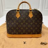 LV alma vintage 老花 貝殼包 手提包 肩背包 斜背包 側背包