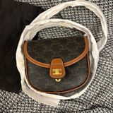 CELINE 老花迷你馬鞍包