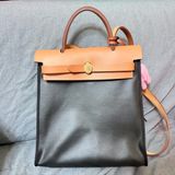Hermes 愛馬仕herbag/防水布