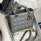 Lady Dior Medium Size （Grey)