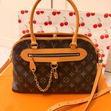 [絕版美包] LV Monogram Pallas PM 雙把手兩用包 (經典老花x焦糖色)