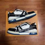 Lv Trainer藤原浩聯名黑藍 路易威登低 白藍黑 41碼