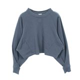 LOEWE Anagram 衛衣上衣，純棉，藍色，二手，女款 XS 碼