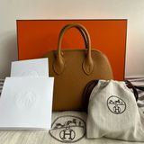 全套Hermes 愛馬仕 Mini Bolide 焦糖 Mysore山羊皮