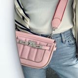 【威選精品】 Hermes 櫻花粉銀扣 Berline20  Swift皮
